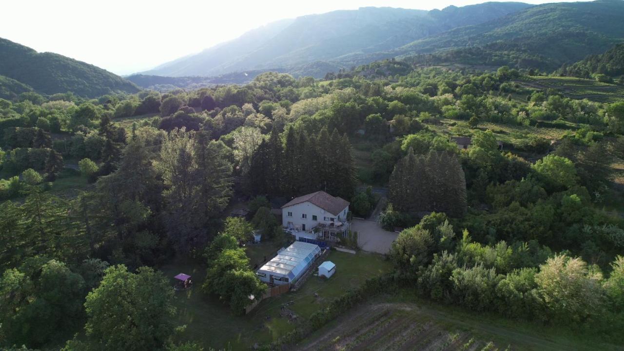 Villa Les Martinets-Piscine-Jacuzzi-Voie Verte-Gorges D'Heric-Massif Du Caroux Mons Olargues 34600 Le Poujol-sur-Orb Exterior photo